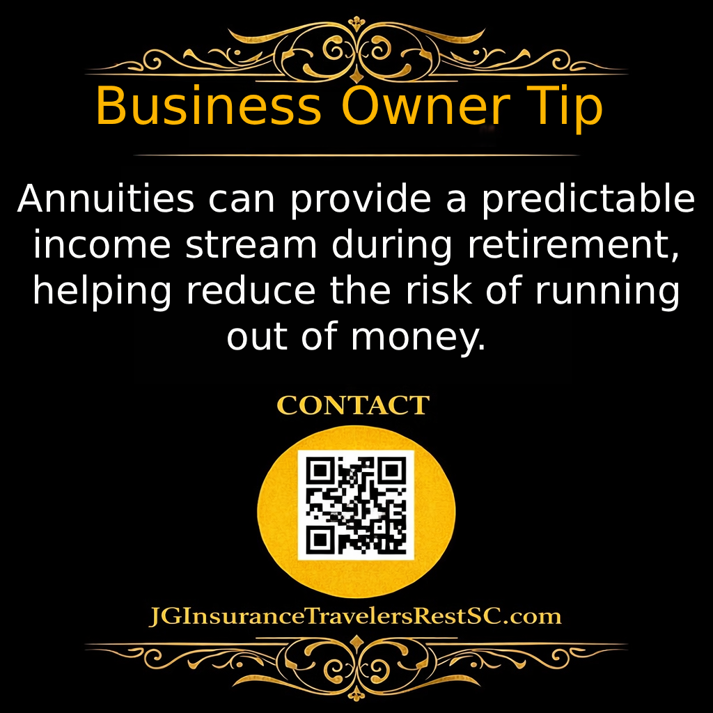 Insurance tip from JG Insurance Travelers Rest SC
