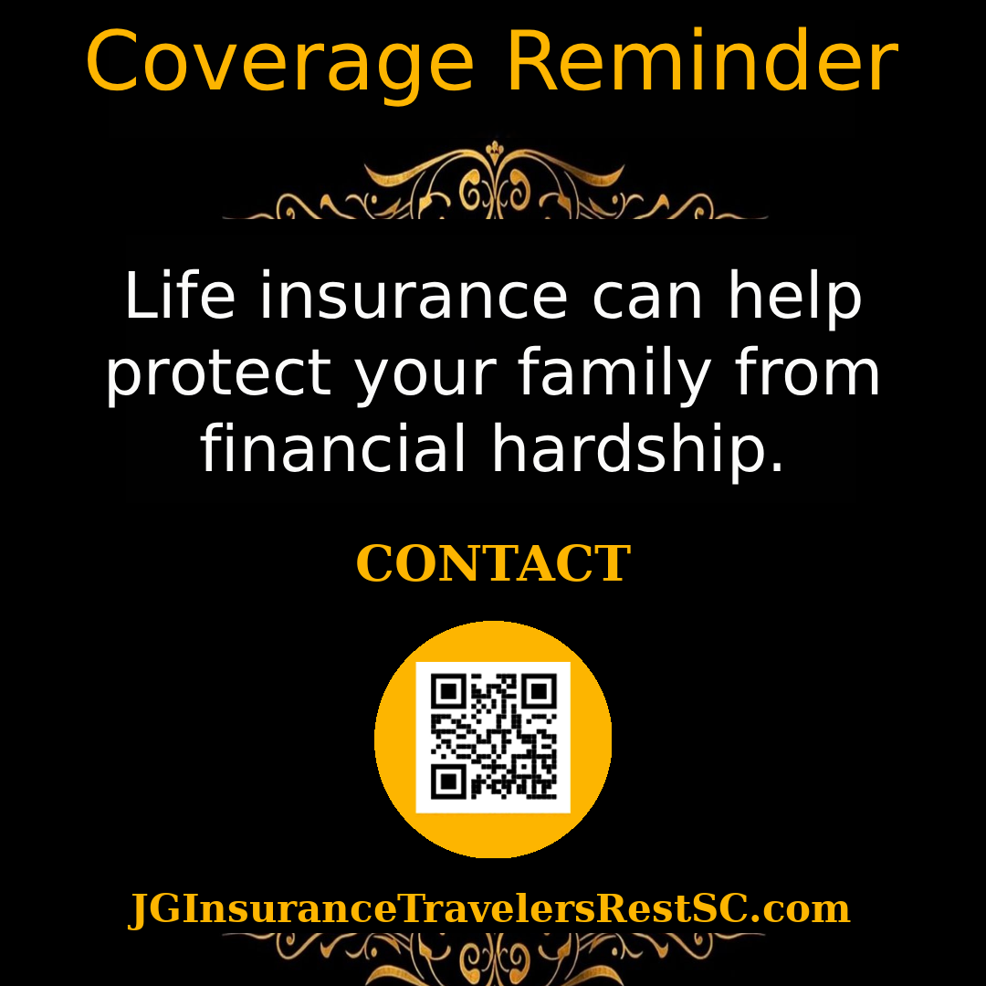 Insurance tip from JG Insurance Travelers Rest SC