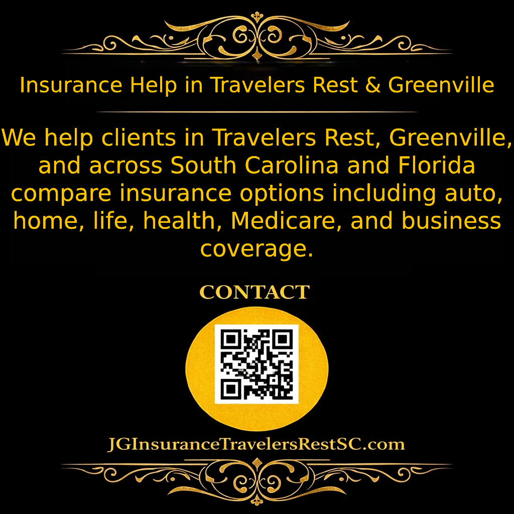 Insurance tip from JG Insurance Travelers Rest SC