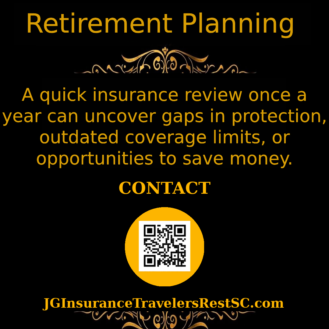 Insurance tip from JG Insurance Travelers Rest SC