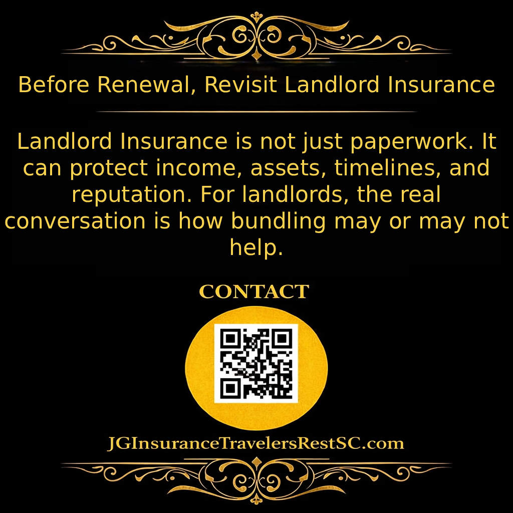 Insurance tip from JG Insurance Travelers Rest SC