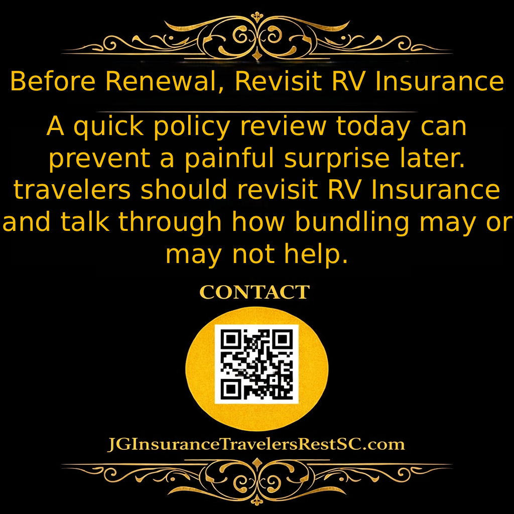 Insurance tip from JG Insurance Travelers Rest SC